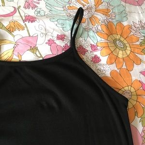 Topshop square-neck ribbded maxi dress